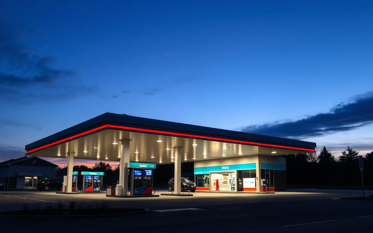Modern Waqood service station